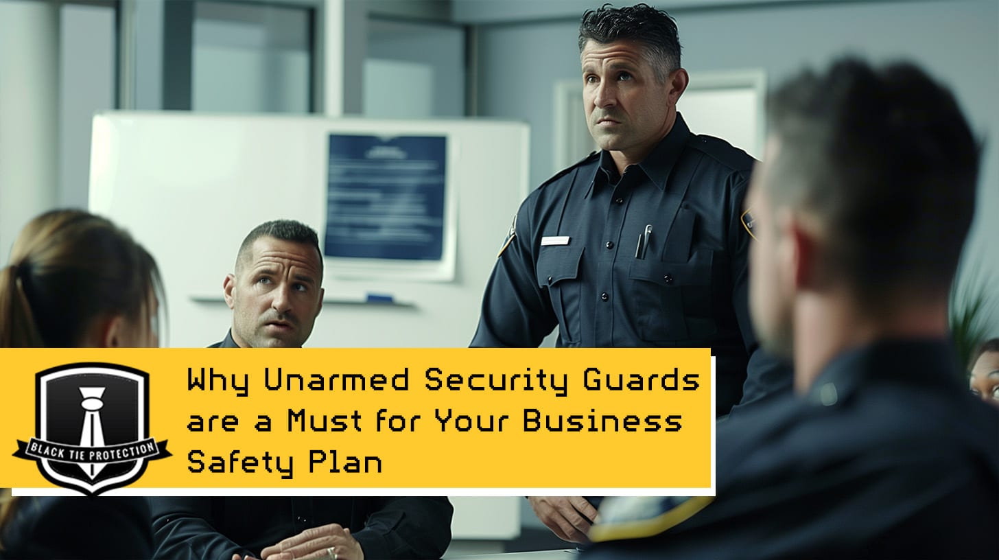 Role of Unarmed Security Guards: They handle security without firearms, relying on training, communication, and presence to deter threats and ensure safety.
